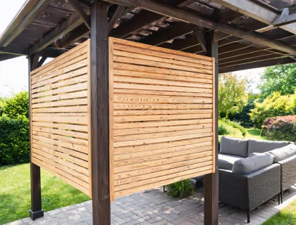 Gazebo privacy wall accessory